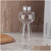 Bouteilles d'eau 1 pièce 350/500Ml bouteilles de jus faites maison Transparent jus pour animaux de compagnie bouteille de boisson boisson froide bouchon scellé chat livraison directe Dhowx