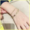 2023 Fashion Designer Bracelet For Mens Women Full Diamond Gold Letters Bracelets Gifts Womens Luxury Love Bracelets Jewelry G230985PE-3