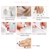 Fałszywe paznokcie 24pcs/Set Krótka francuska moda nago różowy styl zdejmowany sztuczny akcesoria do paznokci pełne okładki