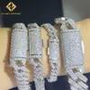 Pass Sale 65mm/8mm/10mm Men's Tester Moissanite Link Cuban Cuban Diamond Silver Vvs Chain Gra Hot Bracelet Kuxqf