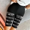 Vrouwen leggings zomer diamant korte mode sportshorts vrouwen sexy glanzende legging panty strass slanke broek streetwear