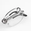 Zonnebril Unisex Anti Blauw Licht Presbyopie Bril Mannen Zakelijk Lezen Met Case Draagbare Metalen Opvouwbare Brillen 1.0 Tot 4.0