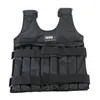 Herenvesten 20kg/50kg Laden Gewogen vest Voor Bokstraining Training Fitnessapparatuur Verstelbaar gilet Jas Zand Kleding