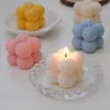 Altri articoli di bellezza per la salute Stampo in silicone per candele a cubo di bolle 3D Decorazioni per la casa Stampo per candele profumate Strumento per stampi per dolci da forno fatti a mano al cioccolato P23009.7