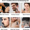 Elektriska rakare 11in1 Multi Hair Trimmer Men Beard Body Grooming Kits Electric Clipper Nose Ear Trimer Rechargeble 110V220V 230906