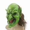 Maski imprezowe Halloween Long Face Green Witch Mask Wizard Pu Foaming Terror Masks Masks Easter Carnival Costume Akcesoria x0907