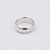Cluster Rings Custom-Engraved Classic Mens Silver Band Ring