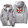 Jaquetas masculinas Umbrella Corporation Hoodies Homens Primavera Outono Manga Longa Mens Jaqueta Casual Windbreaker Casaco Masculino Roupas de Tamanho Grande