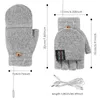 Gants de ski Gants chauffants d'hiver Température réglable Moto Gants de cyclisme USB Chauffage électrique Gants de ski hommes Gants Chauffants 230907