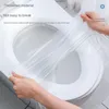 Toilet Seat Covers 50pcs Sanitary Plastic Mat Set Bathroom Accessories Disposable Cover For Cleanliness And Comfort On Your Trip