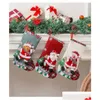 Dekoracje świąteczne Duże świąteczne pończochy worki do dekoracji worki do dekoracji Santa Tree Ornament Socks Party Materiały RRE15257 DROP HAY H DHAYS