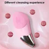 Rengöringsverktyg Tillbehör 2 i 1 Electric Cleanser Wash Face Cleaning Machine Skin Pore Cleaner Silikon Face Cleansing Brush Massage Brush 230907