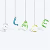 Hanger Kettingen HUANZHI 2023 Minimalistische Kleurrijke 26 Letters Transparante Frosted Hars Grote Voor Vrouwen Meisjes Partij Sieraden