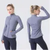 Designerjacken für Reißverschluss Schnelltrocknen Yoga-Kleidung Training Running Jacke Frauen schlanker Fachmantel CHG23090718-6 Megogh