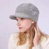 Vizieren Vrouwen Fleece Hoeden Snoep Kleur Gebreide Baret Hoed 2023 Winter Solid Warm Gorras Koreaanse Harajuku Casual Dikker Piekte caps