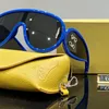 Designer-Sonnenbrillen der Marke Lowe mit integrierter Brille mit großem Rahmen, geeignet für Herren- und Damenmode, Freizeit, Fahren, High-End-UV-Schutz-Sonnenbrillen mit Geschenkbox