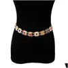 Party Favor Retro Y Mtilayer Alloy Waist Chain Body Gold Women Round Pendant Belly Chains Fashion Female Jewelry Gift Drop Delivery Ho Dh1E7