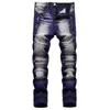 Men's Jeans Haute qualité jean décontracté pour homme enduit droit plissé Biker jean homme moto Denim pantalon Vaqueros Hombre grande taille 42 230907