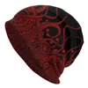 Bonnet / Skull Caps Tentacules rouges Bonnet Chapeau Tricot Chapeau Hommes Femmes Cool Unisexe Poulpe Calmar Céphalopode Cthulhu Chaud Hiver Skullies Bonnets Casquettes x0907