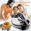 Broodbakmachines OXPHIC Elektrische Pannenkoek Machine 10 Inch/25 cm Keuken Cake Loempia ROTI Maker Burrito Machine1800W