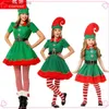 Clothing Sets Christmas Children Clothing Set New Toddlers Baby Santa Claus Cosplay Suit Green Warm New Year's Costumes for Boys Girls Family T230907