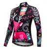 Giubbotti da corsa Weimostar Autunno 2023 Maglia da ciclismo Donna Manica lunga MTB Bike Mountian Abbigliamento da bicicletta Primavera Abbigliamento anti-UV