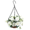 Decoratieve bloemen nep buiten hangende planten decor kunstmatig voor buiten mand binnen