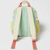 Backpacks cotton canvas dopamine strawberry print color matching cute children backpack 230906