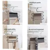 Hooks Rails Space-Saving Five-Layer Clothes Storage Hanger Wardrobe Hook Non-Slip By Sea Rrc17 Drop Delivery Home Garden Housekeeping Dhpyx