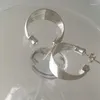 Pendientes de aro BF CLUB de Plata de Ley 925, Interware Vintage para mujer, pendientes de moda, joyería para prevenir alergias, accesorios de fiesta, regalo