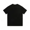 2023 Erkek Tişörtler T Shirt Avrupa Tshirt Gömlekler Klasik Pamuk Giyim Klasik Gökkuşağı Geometrisi Patchwork Renk Mektup Baskı Tee Siyah Beyaz Gri Üstler Kadınlar İçin