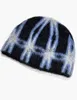 Beanie/Skull Caps Autumn Vintage Casual Fashion Knitted Skullies Personality Versatile Star Plaid Pattern Knit Hat Cold Hat Beanies x0907