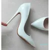 Wedding Shoes Woman High Heels Leather Sexy Stiletto Heel Ladies Party Dress Shoe