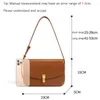 Evening Bags MS French Style Chic Women Leather Bag Luxury Genuine Square Purses Shoulder Crossbody Messenger Handbag Lady Daily