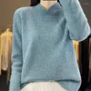 Maglioni da donna 2023 Pullover di cashmere invernali e autunnali per le donne Maglioni di pura lana Moda O-Collo Top in maglia