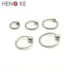 LABRET LIP RILING JEINDY BCR Nose Pierścień Tragus Nipple Ball Clre Captive Pierścienie 16G 14G Stal 4 mm okrągła przegroda 10 mm 12m 230906