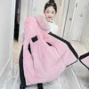 Down Coat New Children Winter Warm Plus Down Cotton Jacket Girl Clothing Barnkläder Tjock Huva Coat Ytterkläder R230905