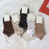 Mulheres meias curtas casal tubesocks designer meias de algodão personalidade feminina designer moda estilo cor misturada cidade meias