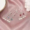 Boucles d'oreilles en peluche