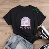 Vrouwen T-shirt Eet De Rijke Shirt Brief Gedrukt T Vrouwen Zomer Korte Mouw Katoen Tee Femme Losse Oneck T-shirt top 230906