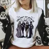 女性用Tシャツシンプルで汎用性の高い服Tシャツプリントトップレトロ90Sトレンド短袖パターンハロウィーンT-Si