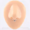 Labret Lip Piercing Sieraden 12 STKS Staal Septum Clicker Hoop Neus Ring Oor Tragus Kraakbeen Zirkoon Daith Helix Oorbel Body 230906