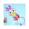 Accessoires pour cheveux Eyeball LED Cerceau Clignotant Glow Bandeau Couronne Coeur Light Up Bandeaux Fête De Noël Drop Livraison Bébé Enfants Matern Dhjrz