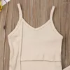 Conjuntos de roupas Pudcoco Moda Nascido Kid Baby Girl 0-3T Set Sling Tank Sólido Colete Tops Romper Wid Perna Calças Verão Outfit