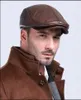 Береты, мужская шапка из натуральной кожи первого слоя, зимняя мужская теплая шапка для защиты ушей, 100, натуральная оптовая продажа для папы, для отдыха 230907