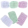 Acessórios 8 Pcs Pulseira Flanela Pulseiras Conjunto Scrunchies Lavando Rosto Spa Washband Toalhas Menina