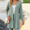 Women's Jackets Women Solid Color Coat Long Sleeve Ladies Breathable Soft Coats For Spring Fall Loose Fit
