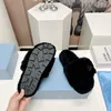 Slippers Designer Womens High Quality Shallow Mouth Open Toe Cross Slippers Durable Non slip Fashion Versatile Matsutake Slippers