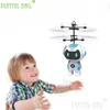 ElectricRC Animals Remote Control Sensing Aircraft Robot Model Induction Flying Toys LED RC Drone USB Charging Gesture Kids's Gifts VG85 230906