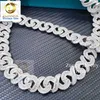 Pass Diamond Tester Vvs Moissanite Miami Iced Out Custom 925 Sterling Silver Cuban Link Chain Eaqjj